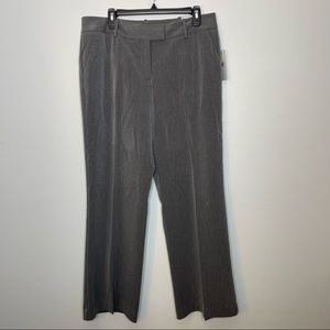 WORTHINGTON Modern Fit Trouser Leg in Iron Pinstripe Size 12 NEW